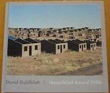 DAVID GOLDBLATT **Hasselblad Award**