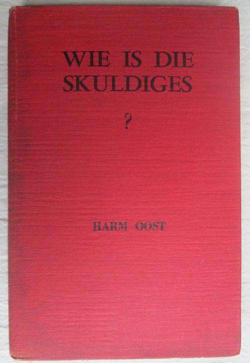 Wie is die Skuldiges? **Anglo Boer War**