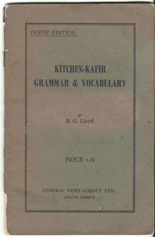 KITCHEN-KAFIR DICTIONARY **FANAGALO**
