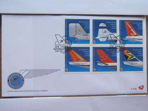 RSA - 2009 SAA 75 YEARS ** F.D.C. x 2**
