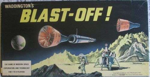 BLAST OFF! Vintage Board Game