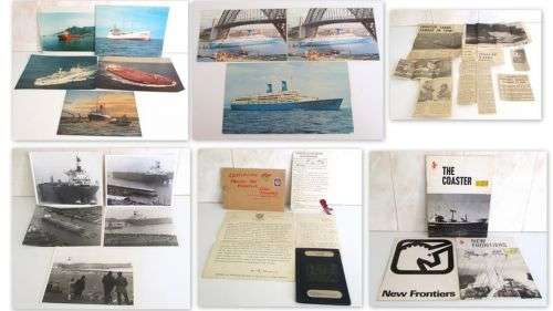 VINTAGE MERCHANT MARITIME EPHEMERA