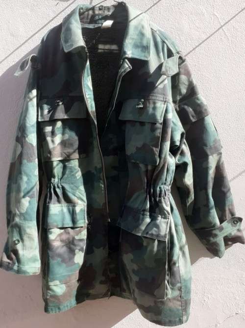 SERBIAN CAMO JACKET WITH LINER **XL**