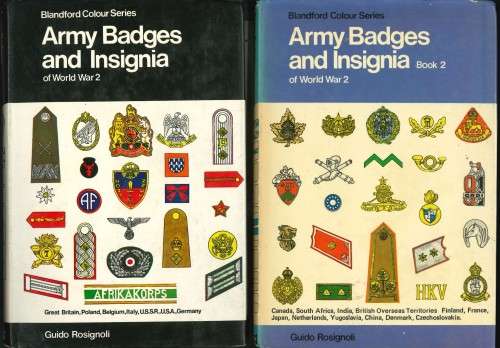ARMY BADGES and INSIGNIA of WORLD WAR 2 **Vols 1 and 2**