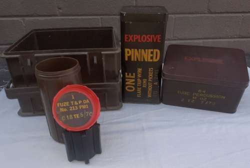 BORDER WAR EXPLOSIVES CONTAINERS