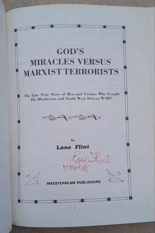 GOD`S MIRACLES VERSUS MARXIT TERRORISTS **Signed**