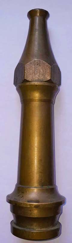 BRASS FIRE HOSE NOZZLE