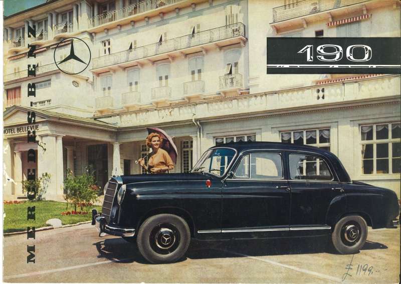 MERCEDES BENZ 190 BROCHURE