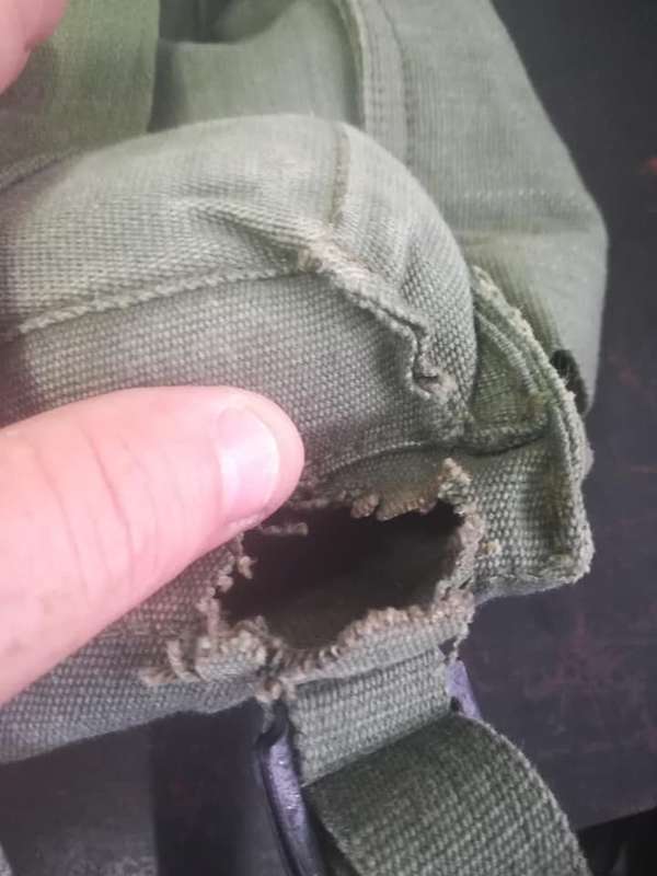 BRITISH ARMY (RHODESIAN?) RADIO BAG