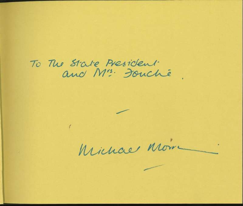 DREAMS OF WAR **Pres. Fouche SIGNED presentation copy**