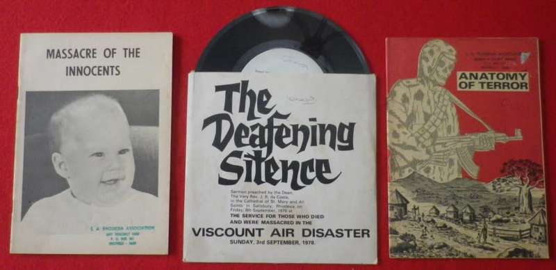 ANATOMY OT TERROR &  MASSACRE OF THE INNOCENTS + DEAFENING SILENCE 7   **Rhodesian PsyOps Booklets*