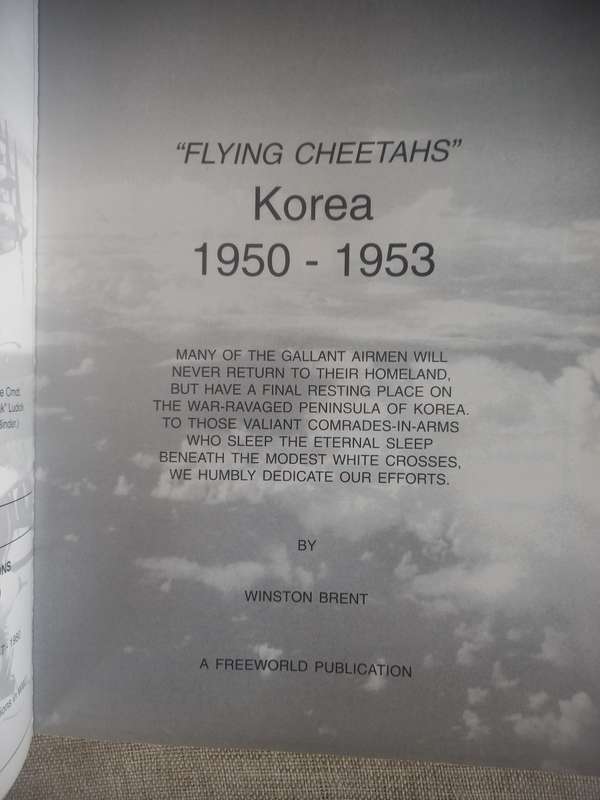 2 SQUADRON IN KOREA **Flying Cheetahs  1950-1953**