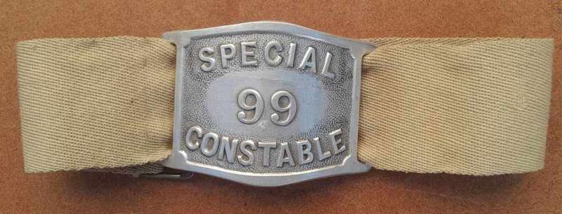 BRITISH SPECIAL CONSTABLE ARM BAND (2)