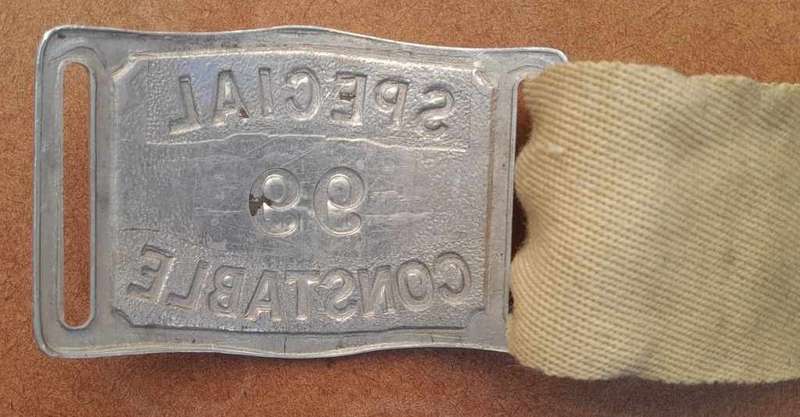BRITISH SPECIAL CONSTABLE ARM BAND (2)
