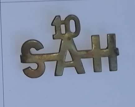 10th SOUTH AFRICAN HORSE BADGE