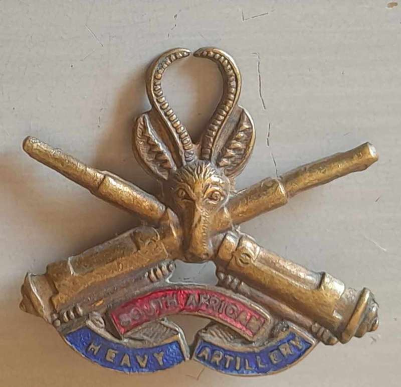 SOUTH AFRICAN HEAVY ARTILLERY SWEETHEART BROOCH