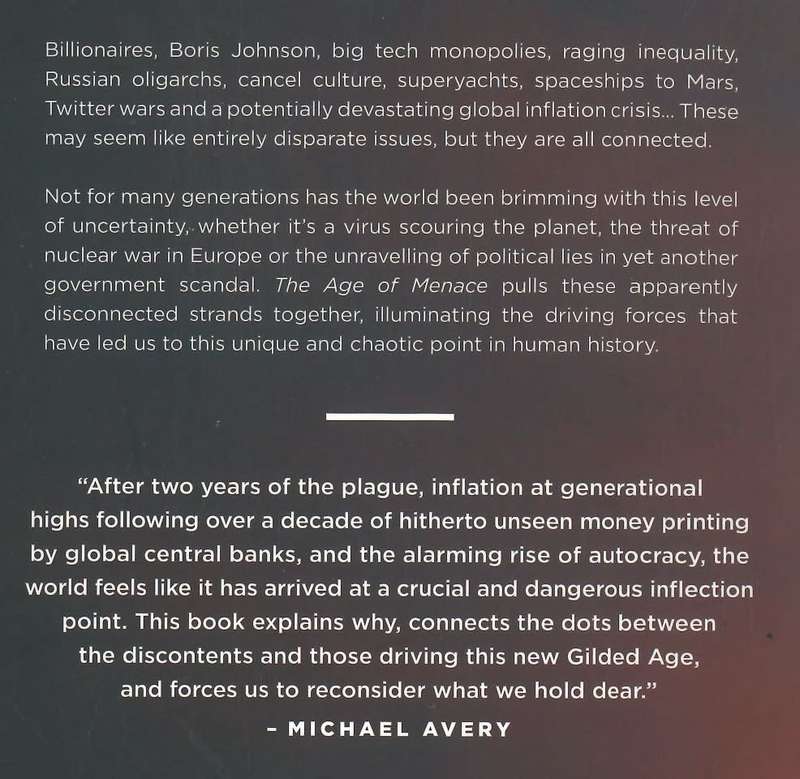 THE AGE OF MENACE