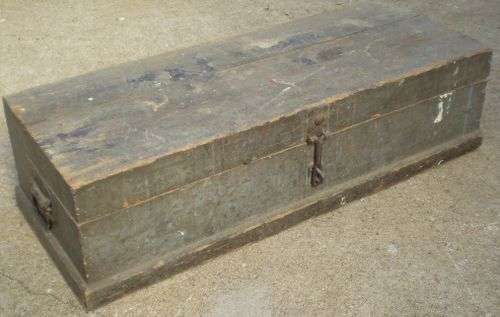 OLD WOODEN CHEST