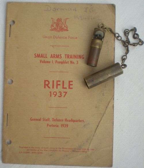 WW II RIFLE TRAINING MANUAL & BORE SCOPE