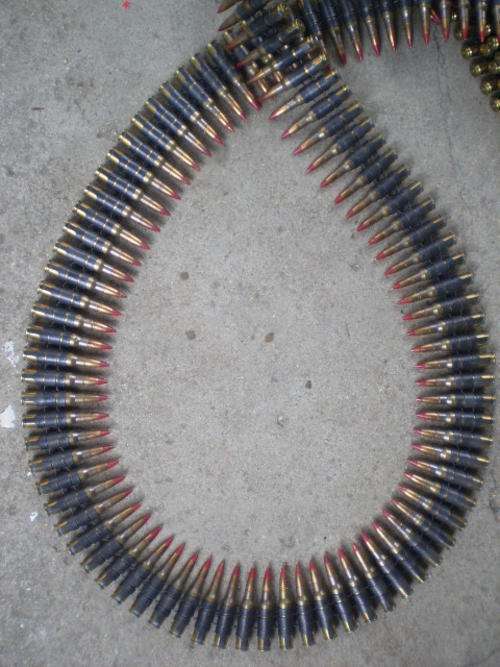 INERT MACHINE GUN BELT