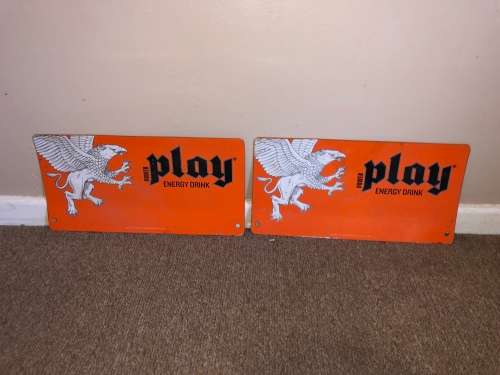Play Energy Drink Sign(s)