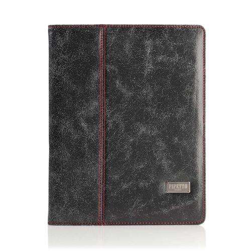 Apple iPad 2, 3 & 4 Pipetto Leather Case - Black ***SMART COVER***