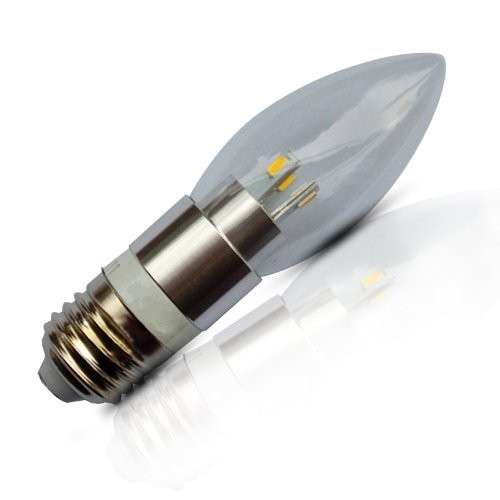 LED Light Bulbs: Bayonet Cap B22 Candle Design. Flame Type in Cool white. Collections are allowed.