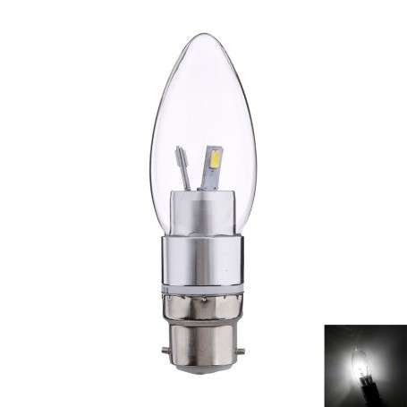 LED Light Bulbs: Bayonet Cap B22 Candle Design in Cool white. Collections are allowed.