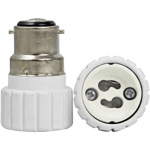 Light Bulb, Lamp Socket Converters, Adapters/Adaptors. B22 Male To GU10 Female. Collections Allowed.