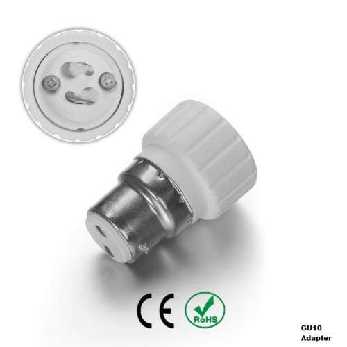 Light Bulb, Lamp Socket Converters, Adapters/Adaptors. B22 Male To GU10 Female. Collections Allowed.