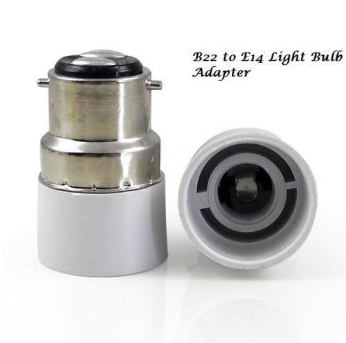 Light Bulb, Lamp Socket Converters, Adapters (Adaptors). B22 Male To E14 Female. Collections Allowed