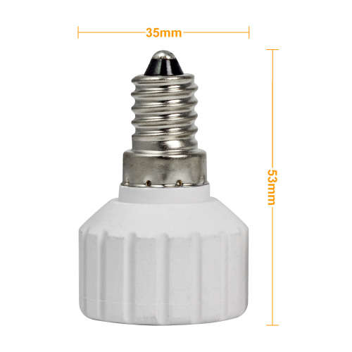 E14 Male to GU10 Female Light Bulb Socket Converters, Adapters (Adaptors). Collections Are Allowed.