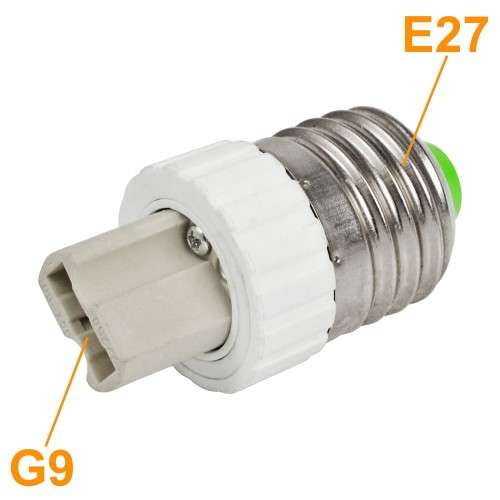 Light Bulb, Lamp Socket Converters, Adapters (Adaptors). E27 Male To G9 Female. Collections Allowed.