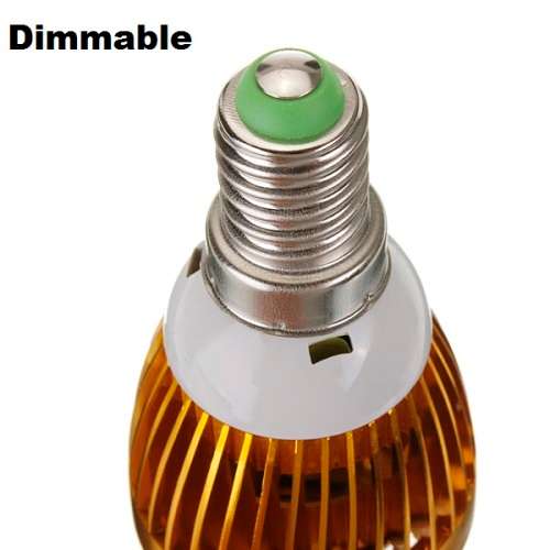 Dimmable LED Light Bulbs: 2pces Warm White Candle Design. Collections Are Allowed.