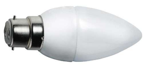 5W B22 Warm White 220V Bayonet Clip Cap LED Candle Light Bulbs / Candle Globes. Collections Allowed.