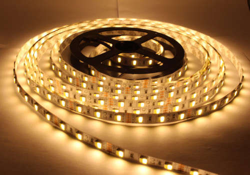 Warm White LED Strip Light 12V SMD5050 300 Diodes 5 Metres Dustproof Waterproof. Collections allowed