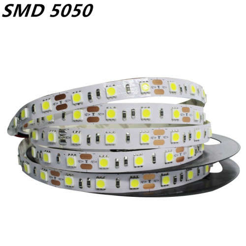 Warm White LED Strip Light 12V SMD5050 300 Diodes 5 Metres Dustproof Waterproof. Collections allowed