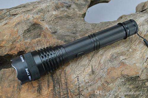 Rechargeable LED Flashlight Torch and Electric Shock Stun Gun. Collections are allowed.