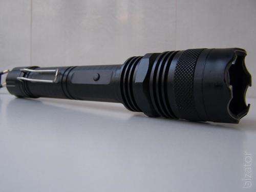 Rechargeable Electric Shock Stun Gun with LED Flashlight Torch. Collections are allowed.