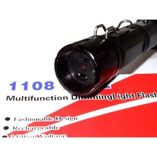 Rechargeable Electric Shock Stun Gun with LED Flashlight Torch. Collections are allowed.