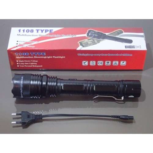 Rechargeable Electric Shock Stun Gun with LED Flashlight Torch. Collections are allowed.