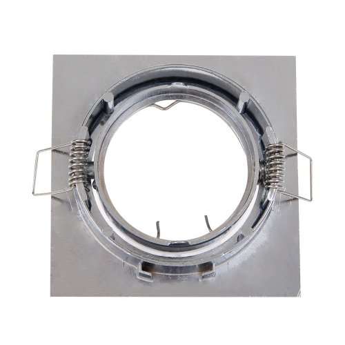 Downlight Fittings/Holders/Housings Square Gloss Chrome With Tilt Function. Collections Are Allowed.