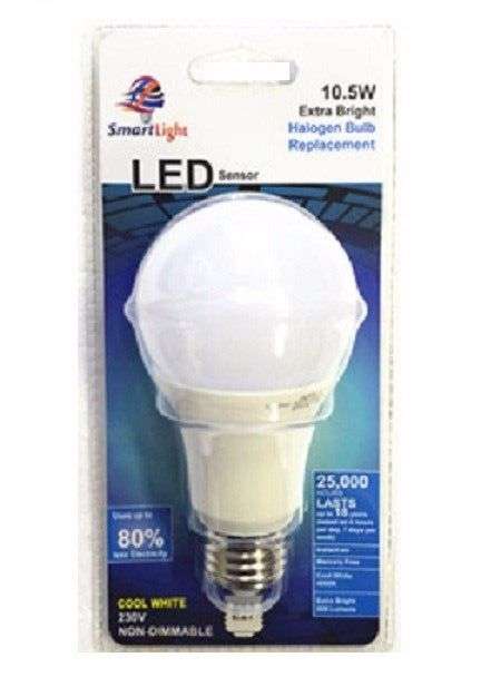 LED Light Bulb: 10.5W Fitted With a Day and Night Sensor. Collections are allowed.