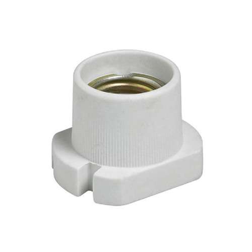 E27 Screw Cap Ceramic Porcelain Lamp Bulb Skirted Socket Holder Fitting Base. Collections Allowed.