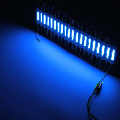 LED LIGHT MODULES: WATERPROOF COB INJECTION in BLUE COLOUR. Collections are allowed.