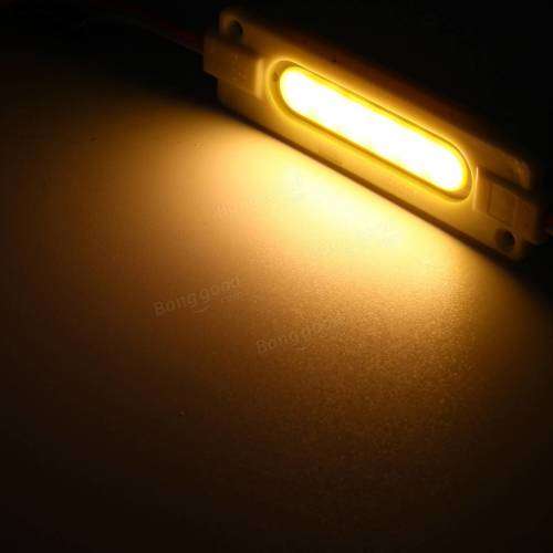 LED Light Modules: Waterproof COB Injection Moulded in Orange Colour. Collections are allowed.