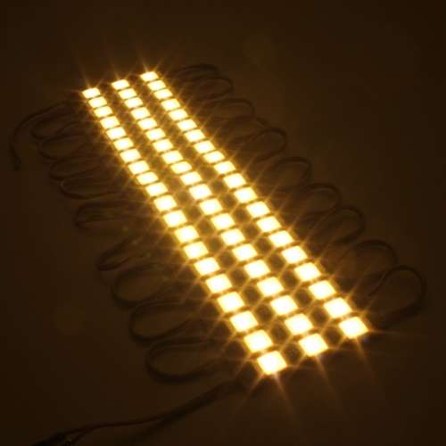LED Light Modules: Waterproof Injection Moulded with Lens in Warm White. Collections allowed