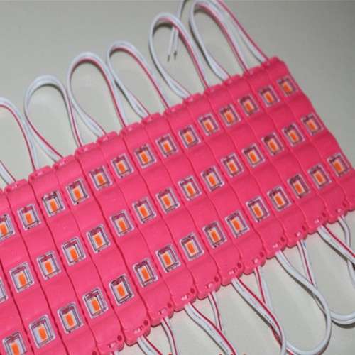LED Light Modules: Waterproof Injection Moulded with Lens in Pink Colour. Collections Are Allowed.