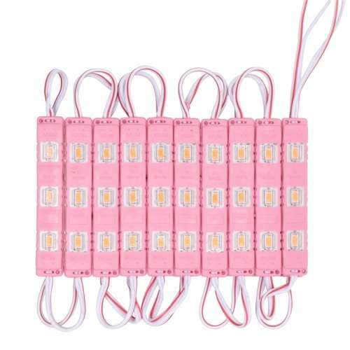 LED Light Modules: Waterproof Injection Moulded with Lens in Pink Colour. Collections Are Allowed.