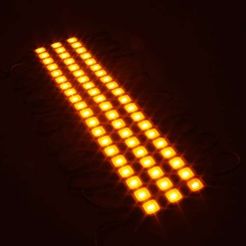 LED Light Modules: Waterproof Injection Moulded with Lens in Yellow Colour. Collections allowed